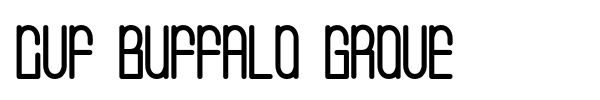 CVF Buffalo Grove font preview