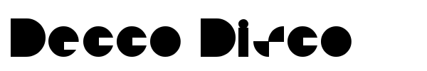 Decco Disco font preview