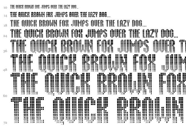 Delusion font waterfall