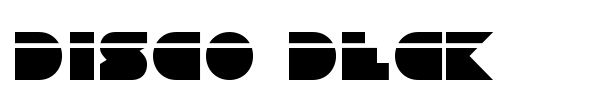 Disco Deck font preview