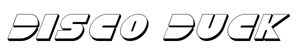 Disco Duck font preview