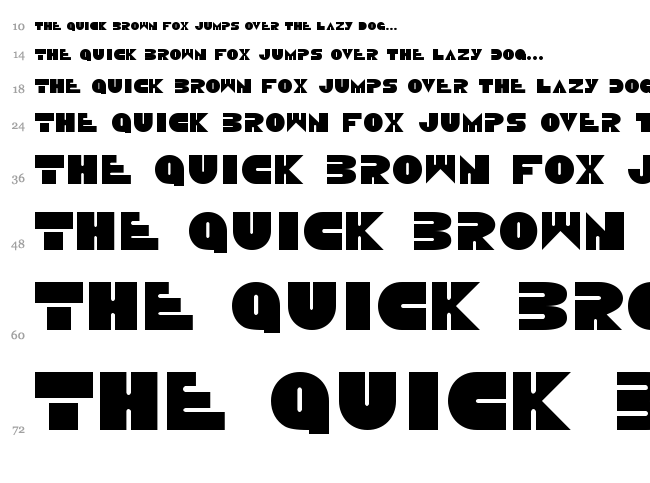 Disco Duck font waterfall
