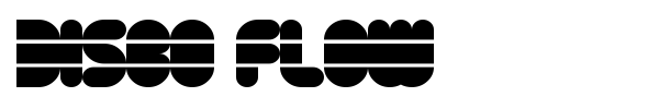 Disco Flow font