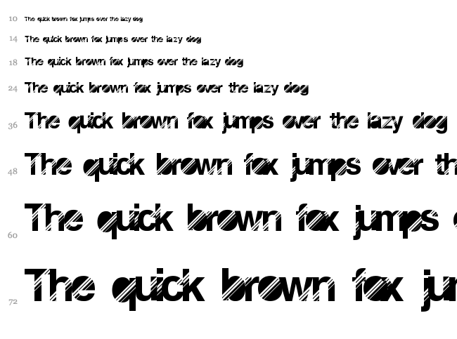 Disco Night font waterfall