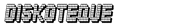 Diskoteque font
