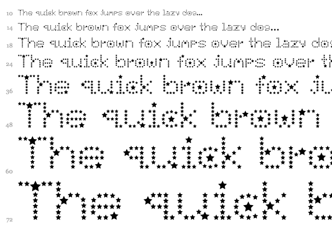 Divo font waterfall