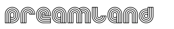 Dreamland font preview