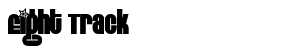 Eight Track font preview
