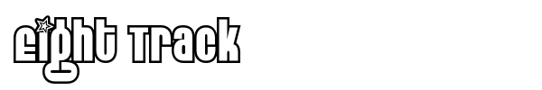 Eight Track font preview