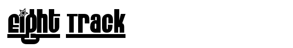 Eight Track font preview
