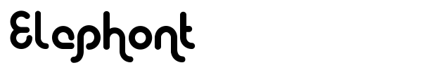Elephont font