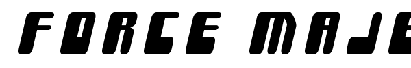 Force Majeure font