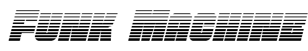 Funk Machine font preview