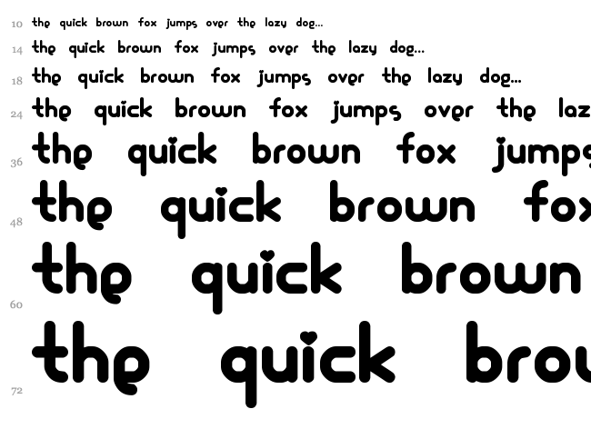 Glamour Girl font waterfall