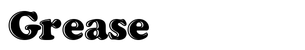 Grease font