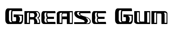 Grease Gun font preview
