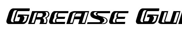 Grease Gun font preview