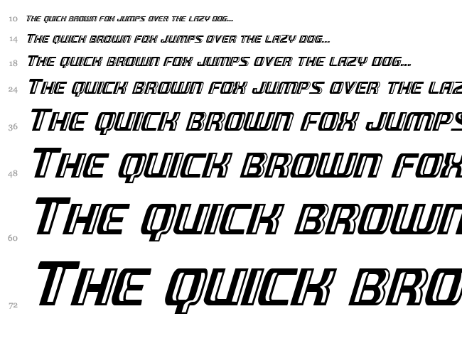 Grease Gun font waterfall
