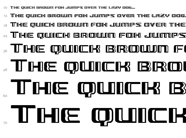 Grease Gun font waterfall