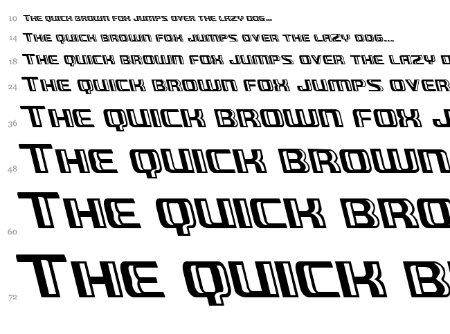 Grease Gun font waterfall
