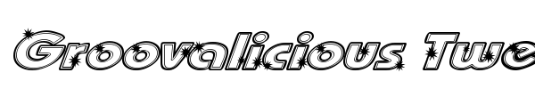 Groovalicious Tweak font