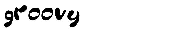 Groovy font