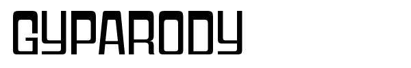 Gyparody font