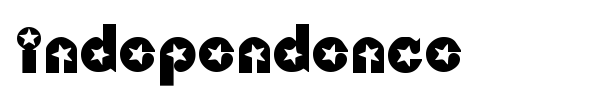 Independence font