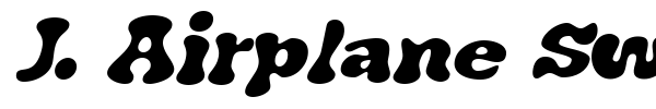 J. Airplane Swash font