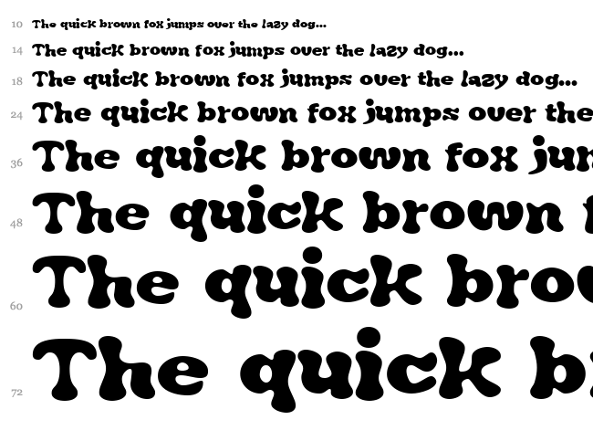 J. Airplane Swash font waterfall