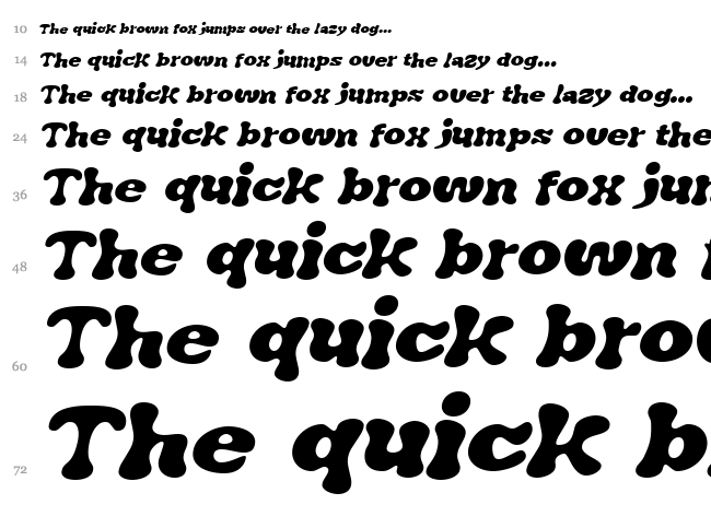 J. Airplane Swash font waterfall