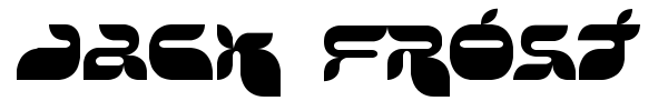 Jack Frost font
