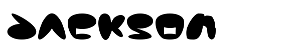 Jackson font preview