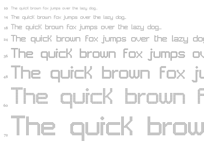 JD Gems font waterfall