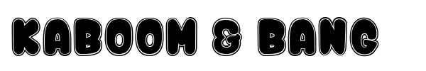 Kaboom & Bang font