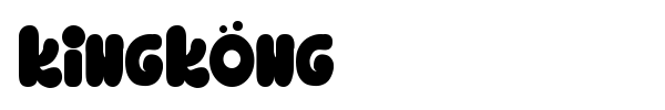 Kingk?ng font