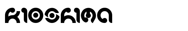 Kioshima font