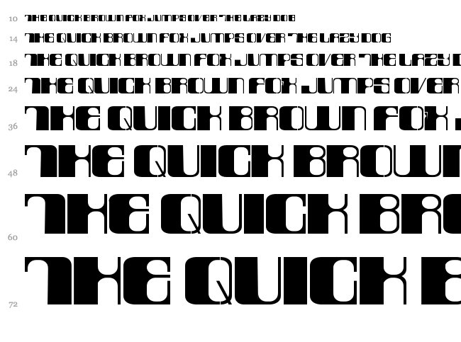 Laurel Or Hardy font waterfall