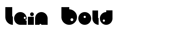 Lein Bold font