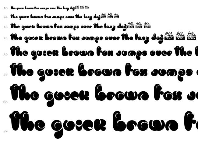 Logo font waterfall