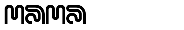 Mama font