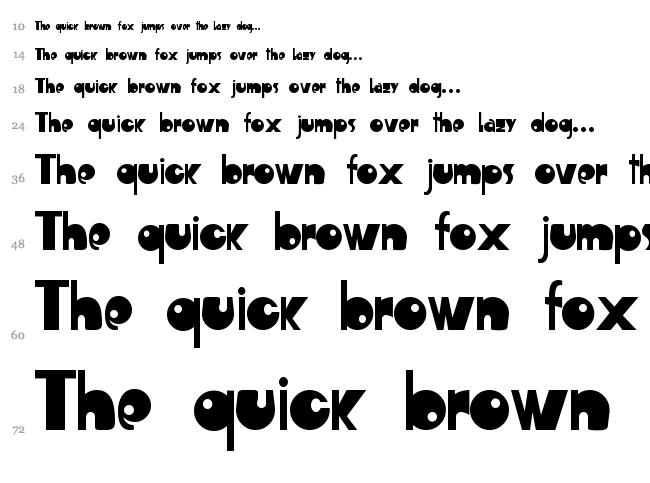 Maropawi Club font waterfall