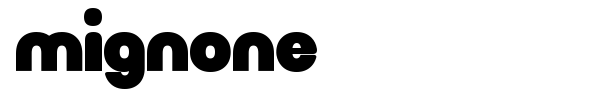 Mignone font