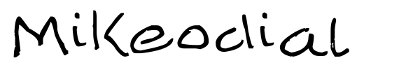 Mikeodial font