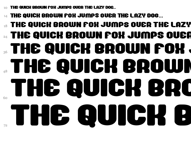 Mousou Record G font waterfall