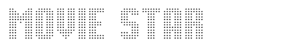 Movie Star font