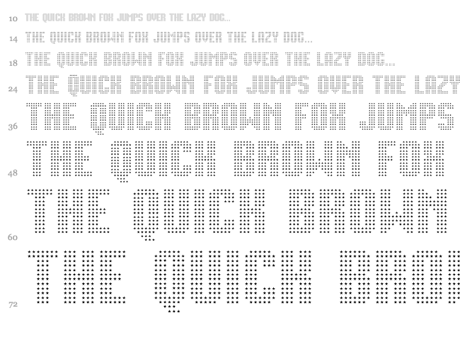 Movie Star font waterfall