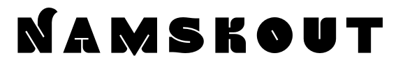 Namskout font