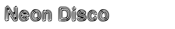 Neon Disco font