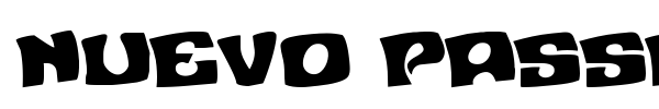 Nuevo Passion font